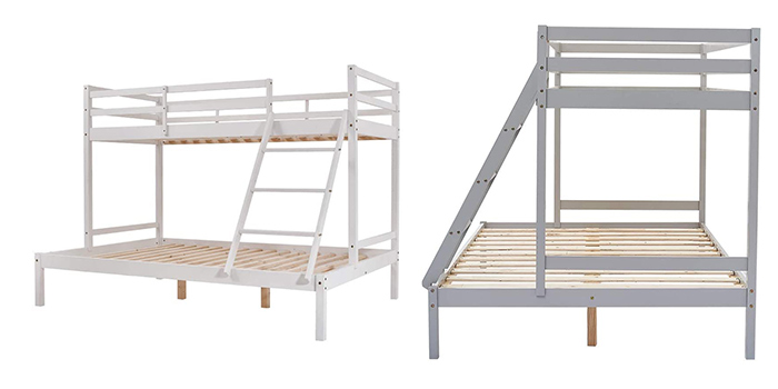 kids wood bunk bed