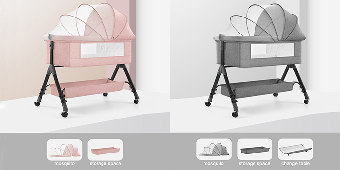 Wholesale China 3 in 1 Adjustable Baby Bassinet Sleeper with Wheels