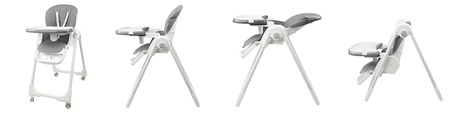 Wholeslae China Certified Multifunctional Baby High Chair with Adjustable Footrest