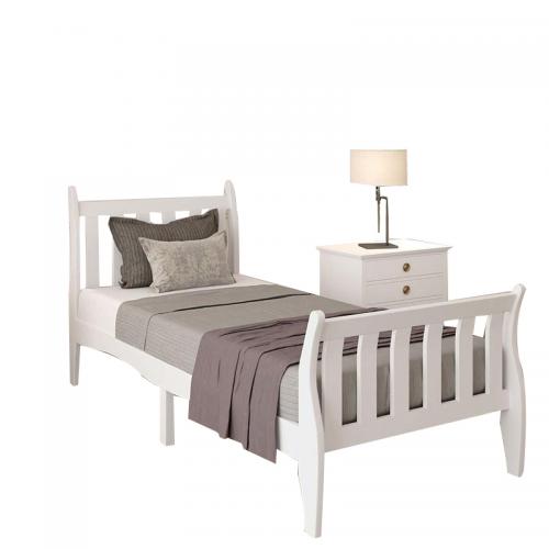 Kids Wood Platform Bed