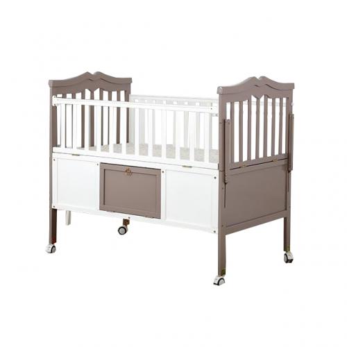 Adjustable Solid Wood Baby Bed supplier